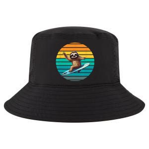 Sloth Surfing A Wave Surfing Sloth Surf Cool Comfort Performance Bucket Hat