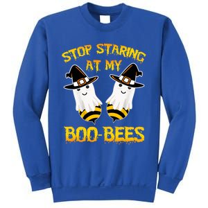 Stop Staring At My Boo Bees Funny Halloween Costumes Funny Gift Sweatshirt