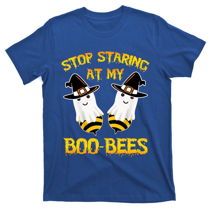 Stop Staring At My Boo Bees Funny Halloween Costumes Funny Gift T-Shirt