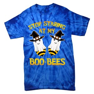 Stop Staring At My Boo Bees Funny Halloween Costumes Funny Gift Tie-Dye T-Shirt