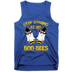 Stop Staring At My Boo Bees Funny Halloween Costumes Funny Gift Tank Top