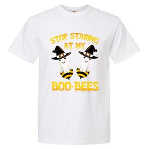 Stop Staring At My Boo Bees Funny Halloween Costumes Funny Gift Garment-Dyed Heavyweight T-Shirt