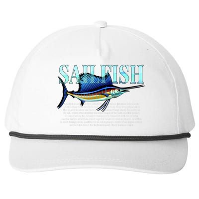 Sailfish Snapback Five-Panel Rope Hat