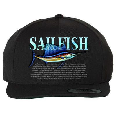 Sailfish Wool Snapback Cap