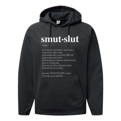 Smut Slut Aesthetic Woman Performance Fleece Hoodie