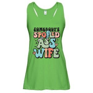 Somebody's Spoiled Ass Wife Retro Funny Ladies Essential Flowy Tank