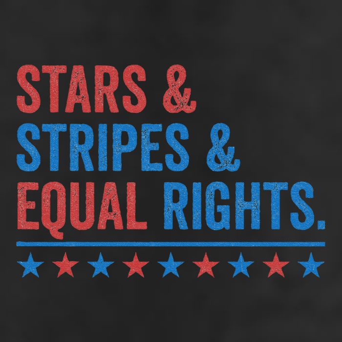 Stars Stripes And Equal Rights 4th Of July Rights Adult Drive Performance Visor