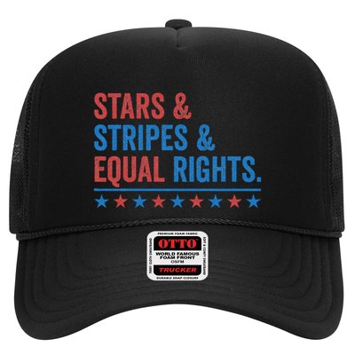 Stars Stripes And Equal Rights 4th Of July Rights Trucker Hat