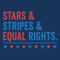 Stars Stripes And Equal Rights 4th Of July Rights 7 Panel Mesh Trucker Snapback Hat