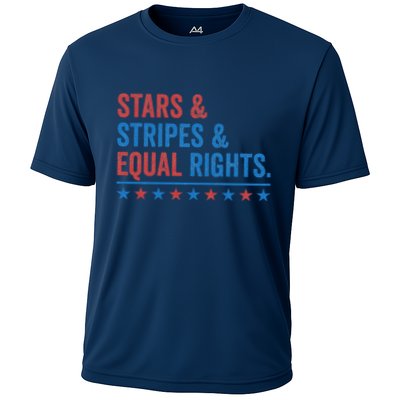 Stars Stripes And Equal Rights 4th Of July Rights Performance Shirt