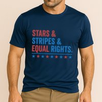 Stars Stripes And Equal Rights 4th Of July Rights Performance Shirt