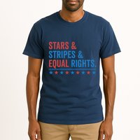 Stars Stripes And Equal Rights 4th Of July Rights Tall T-Shirt