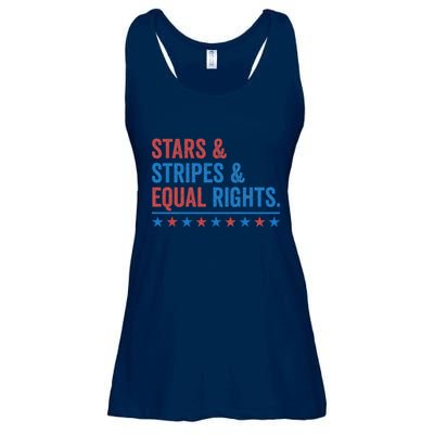 Stars Stripes And Equal Rights 4th Of July Rights Ladies Essential Flowy Tank