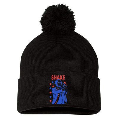 Shake Shake And Bake Couples Matching 4th Of July Pom Pom 12in Knit Beanie