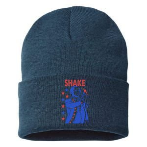 Shake Shake And Bake Couples Matching 4th Of July Sustainable Knit Beanie