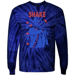 Shake Shake And Bake Couples Matching 4th Of July Tie-Dye Long Sleeve Shirt