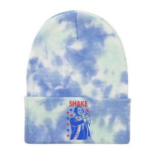 Shake Shake And Bake Couples Matching 4th Of July Tie Dye 12in Knit Beanie