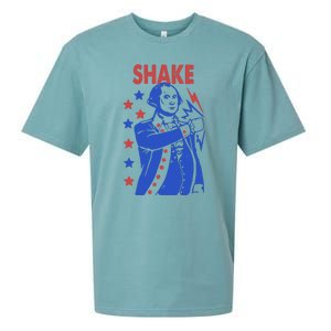 Shake Shake And Bake Couples Matching 4th Of July Sueded Cloud Jersey T-Shirt