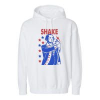 Shake Shake And Bake Couples Matching 4th Of July Garment-Dyed Fleece Hoodie