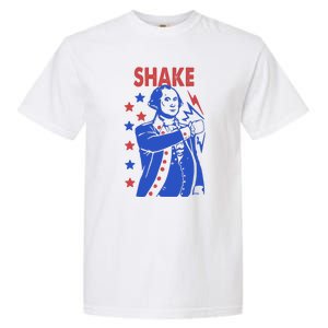 Shake Shake And Bake Couples Matching 4th Of July Garment-Dyed Heavyweight T-Shirt