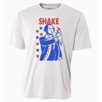 Shake Shake And Bake Couples Matching 4th Of July Cooling Performance Crew T-Shirt