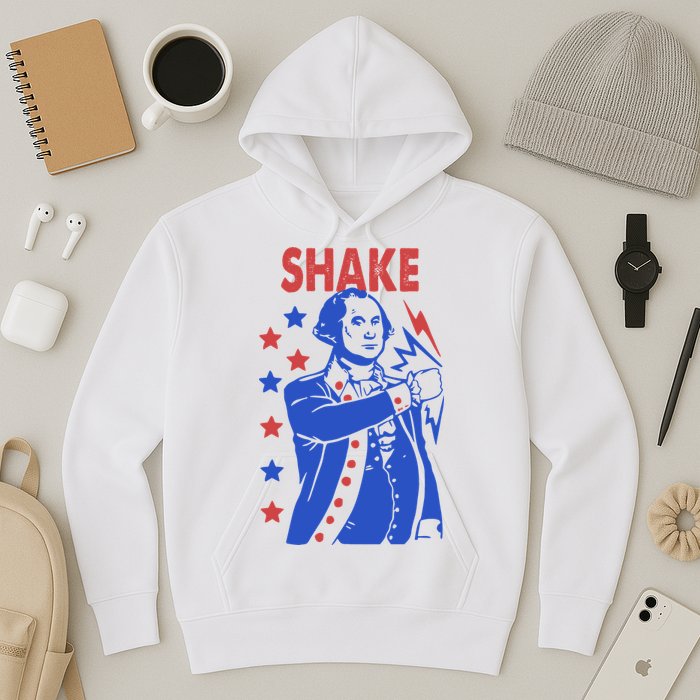 Shake Shake And Bake Couples Matching 4th Of July Hoodie