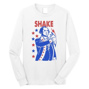 Shake Shake And Bake Couples Matching 4th Of July Long Sleeve Shirt