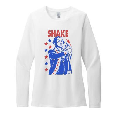 Shake Shake And Bake Couples Matching 4th Of July Womens CVC Long Sleeve Shirt