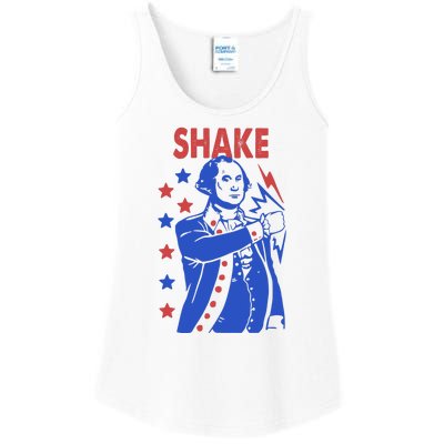 Shake Shake And Bake Couples Matching 4th Of July Ladies Essential Tank