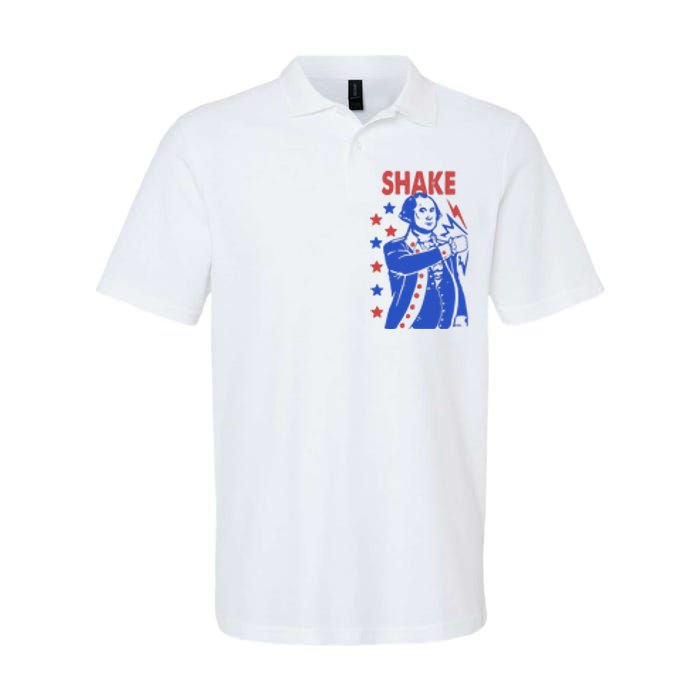 Shake Shake And Bake Couples Matching 4th Of July Softstyle Adult Sport Polo