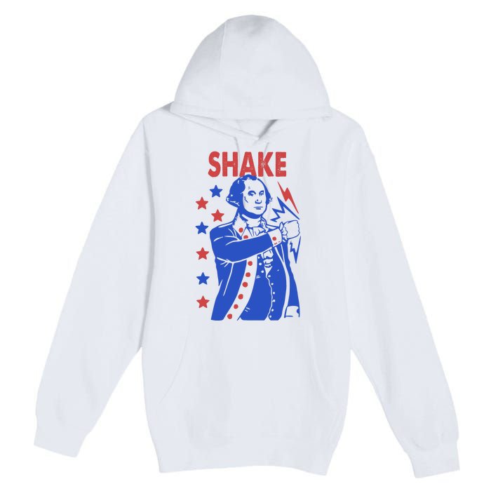 Shake Shake And Bake Couples Matching 4th Of July Premium Pullover Hoodie