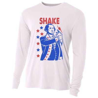 Shake Shake And Bake Couples Matching 4th Of July Cooling Performance Long Sleeve Crew