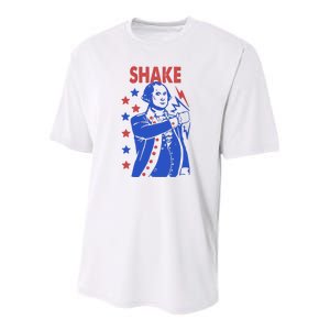 Shake Shake And Bake Couples Matching 4th Of July Youth Performance Sprint T-Shirt