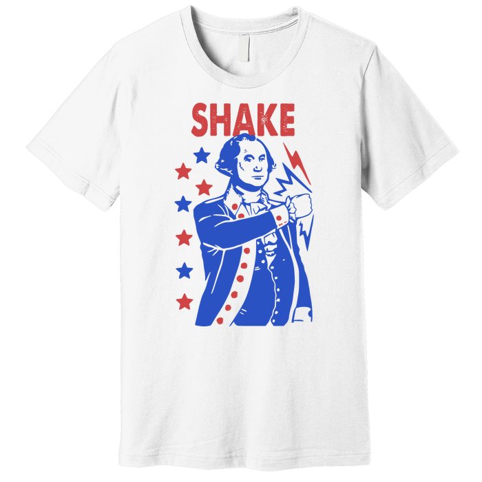 Shake Shake And Bake Couples Matching 4th Of July Premium T-Shirt