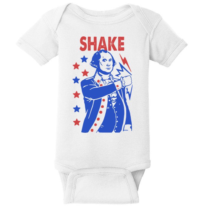 Shake Shake And Bake Couples Matching 4th Of July Baby Bodysuit