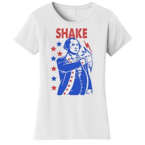 Shake Shake And Bake Couples Matching 4th Of July Women's T-Shirt