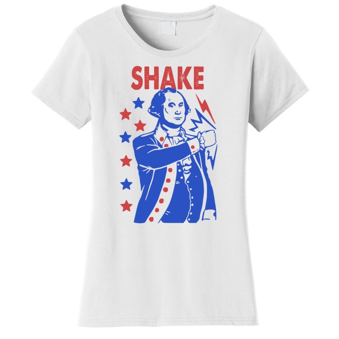 Shake Shake And Bake Couples Matching 4th Of July Women's T-Shirt