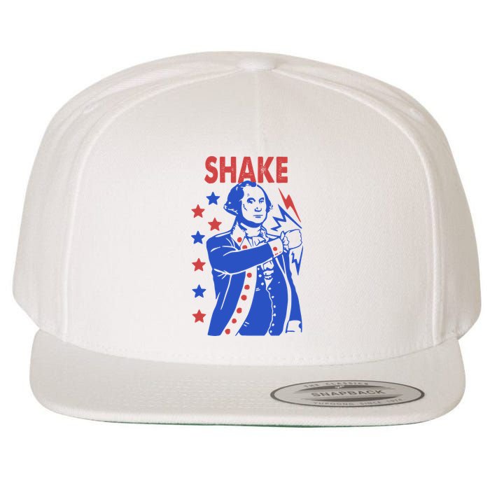 Shake Shake And Bake Couples Matching 4th Of July Wool Snapback Cap