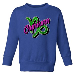 Stylish Saying Astrology Capricorn Zodiac Sign Horoscope Gift Toddler Sweatshirt