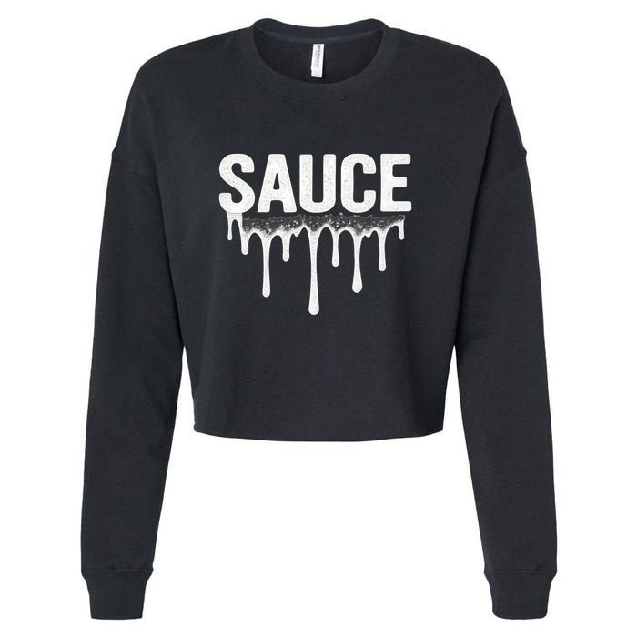 Sauce Cropped Pullover Crew