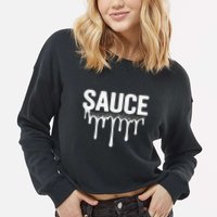 Sauce Cropped Pullover Crew