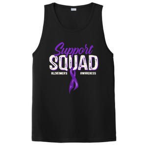 Support Squad Alzheimers Awareness Purple Ribbon PosiCharge Competitor Tank