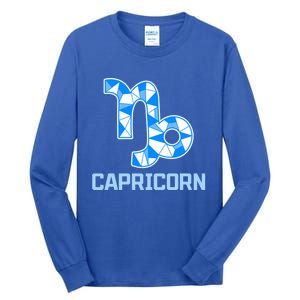 Stylish Saying Astronomy Capricorn Zodiac Astrology Gift Tall Long Sleeve T-Shirt