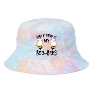 Stop Staring At My Boo Bees Funny Boo Bees Halloween Funny Gift Tie Dye Newport Bucket Hat