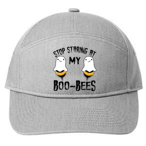 Stop Staring At My Boo Bees Funny Boo Bees Halloween Funny Gift 7-Panel Snapback Hat