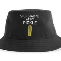 Stop Staring At My Pickle Dirty Halloween Costume Idea Sustainable Bucket Hat