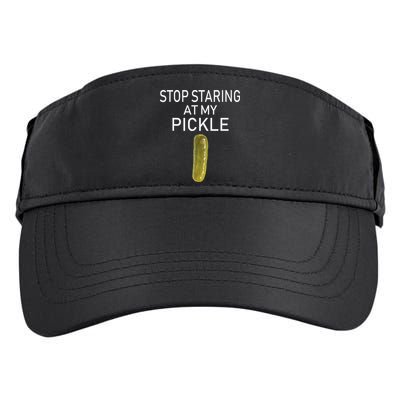 Stop Staring At My Pickle Dirty Halloween Costume Idea Adult Drive Performance Visor