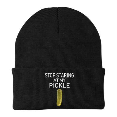 Stop Staring At My Pickle Dirty Halloween Costume Idea Beanie