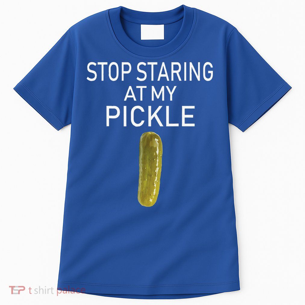 Stop Staring At My Pickle Dirty Halloween Costume Idea Tall T-Shirt