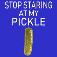 Stop Staring At My Pickle Dirty Halloween Costume Idea Tall Sweatshirt